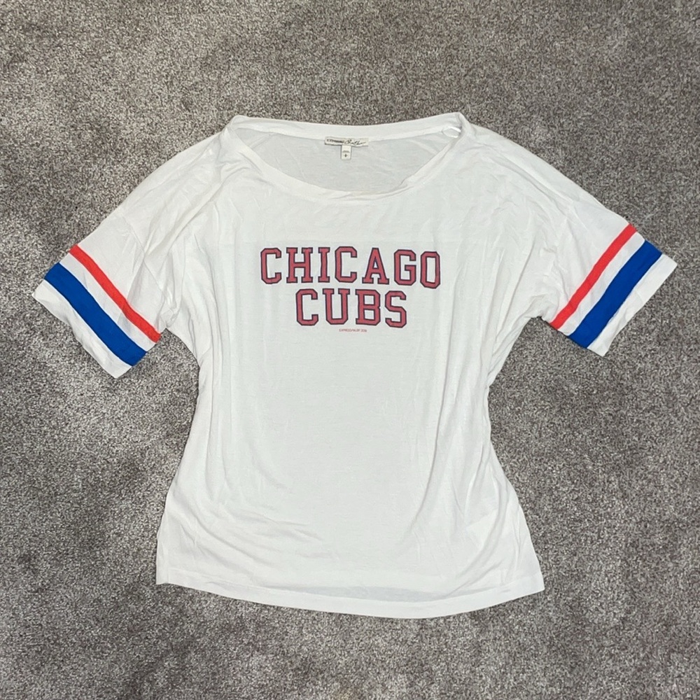 Express Chicago Cubs Oversized Tee